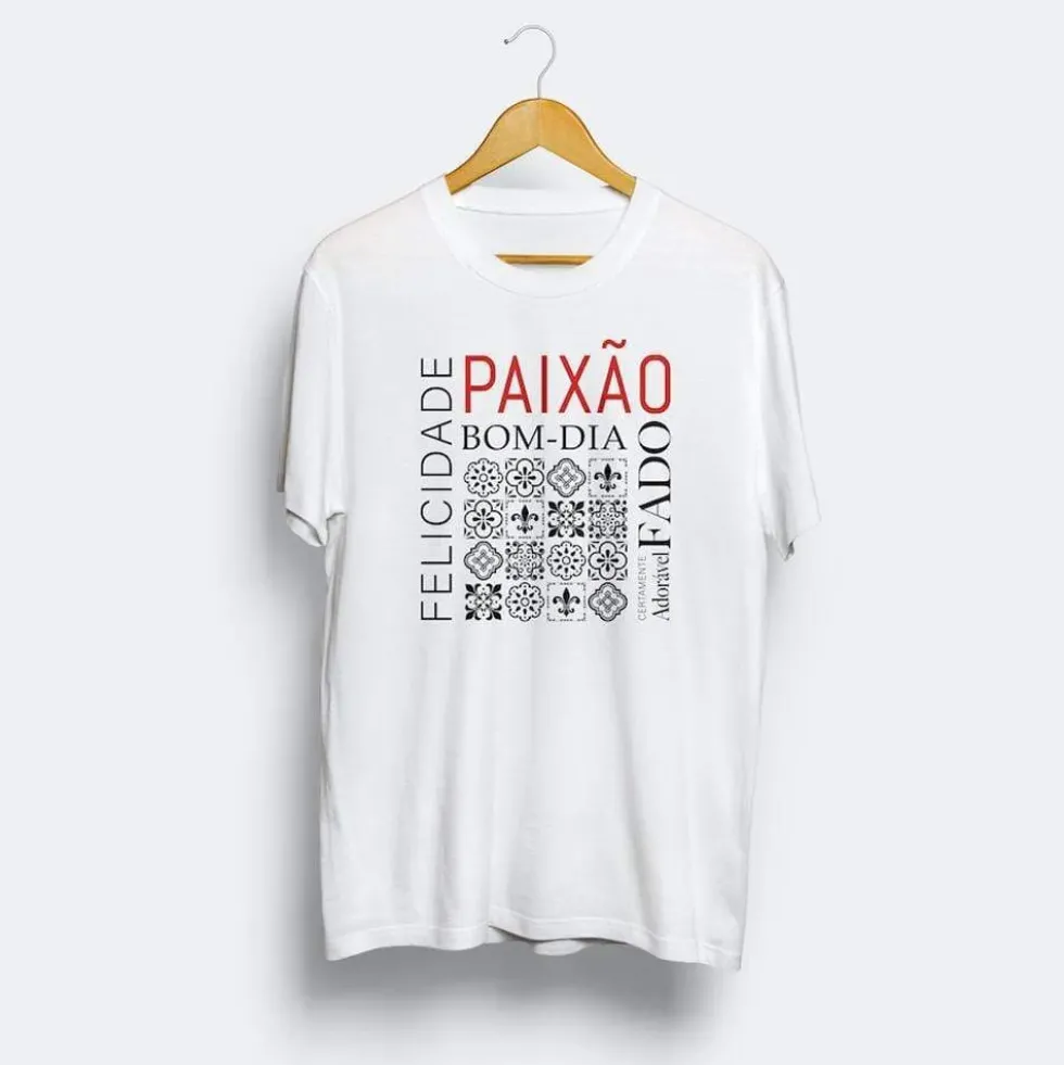 Tee-shirt unisexe "Paixão" - Blanc