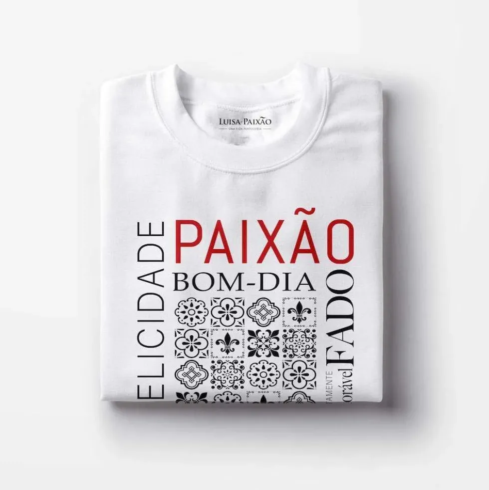 Tee-shirt unisexe "Paixão" - Blanc