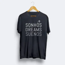 Tee-shirt unisexe "Sonhos" - Bleu