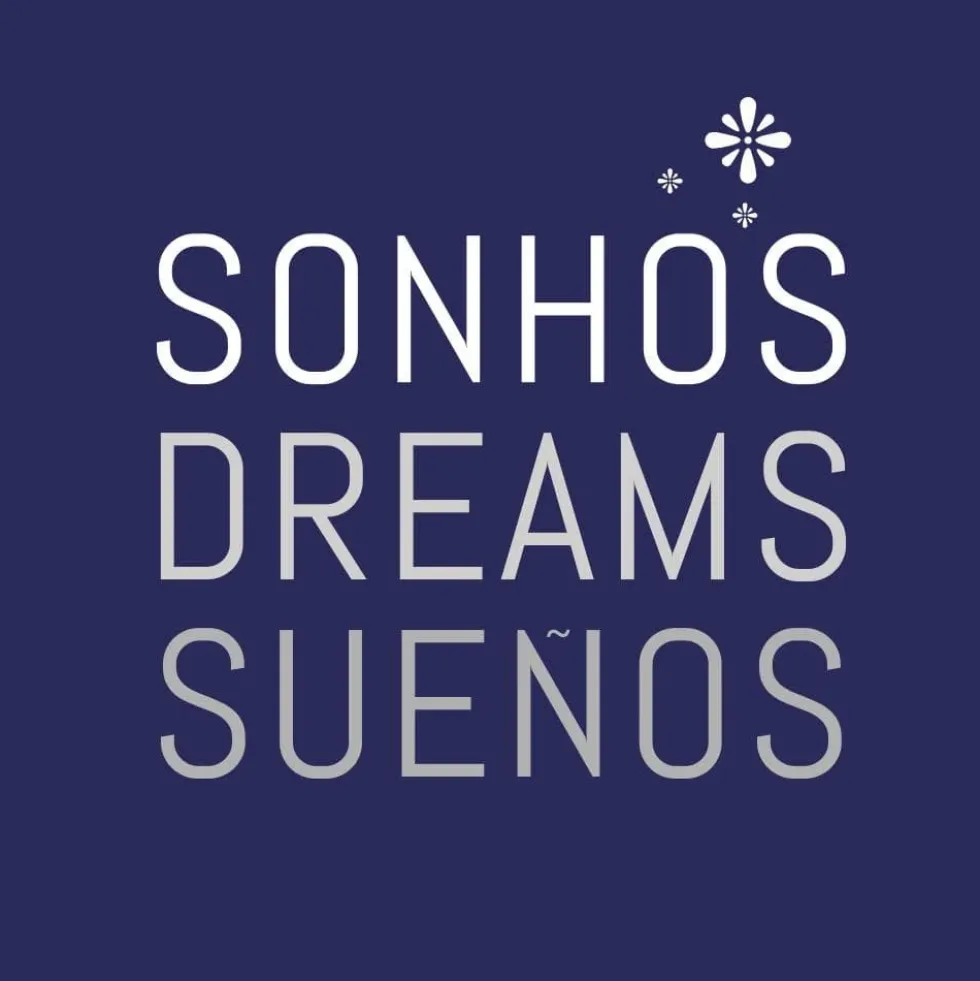 Tee-shirt unisexe "Sonhos" - Bleu