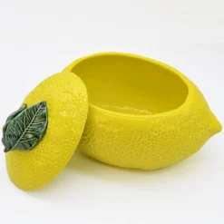 Terrine en céramique en forme de citron