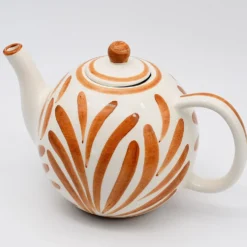 Théière boule en céramique "Andorinha" - Terracotta
