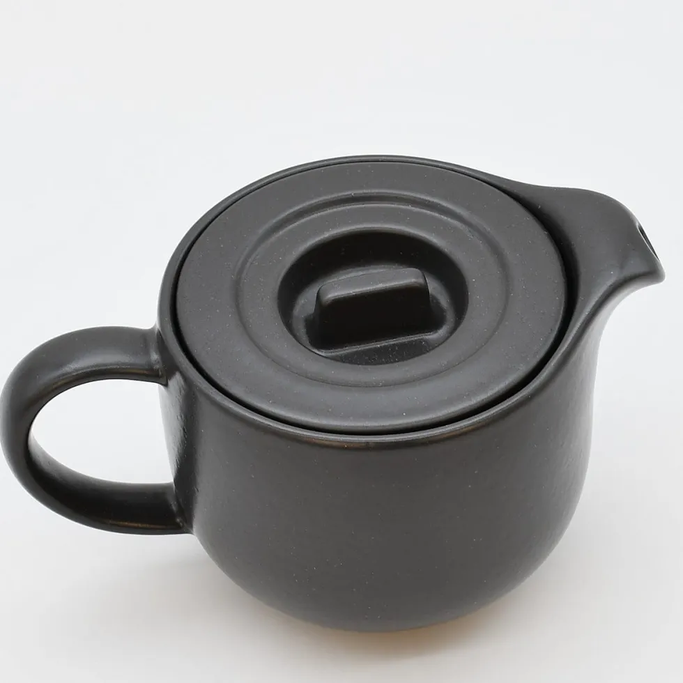 Théière en grès “Pacifica" - Anthracite