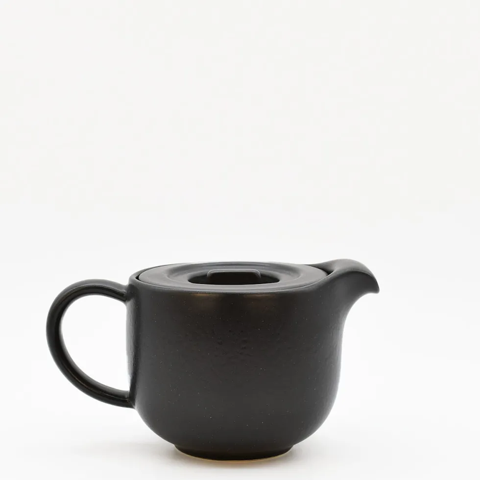 Théière en grès “Pacifica" - Anthracite