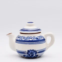 Théière en terre cuite - Bleue