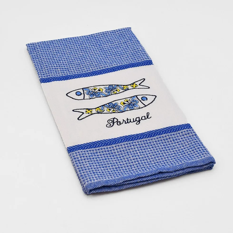 Torchon de cuisine "Sardinhas" - Lot de 2