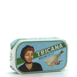 Tricana I Conserve de morue à l'huile d'olive et à l'ail