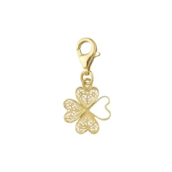 Trévo I Charm en argent doré
