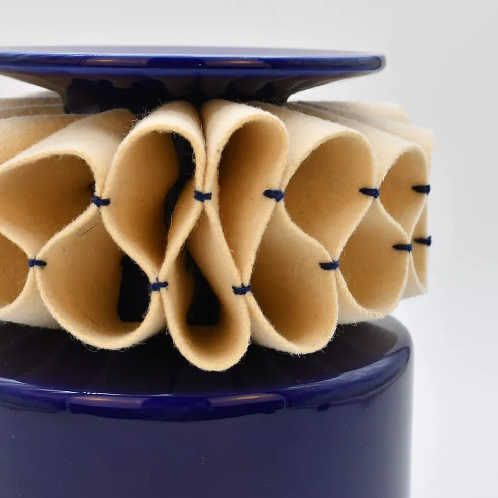 Vase en céramique "A Jarra de Rufos" - Bleu