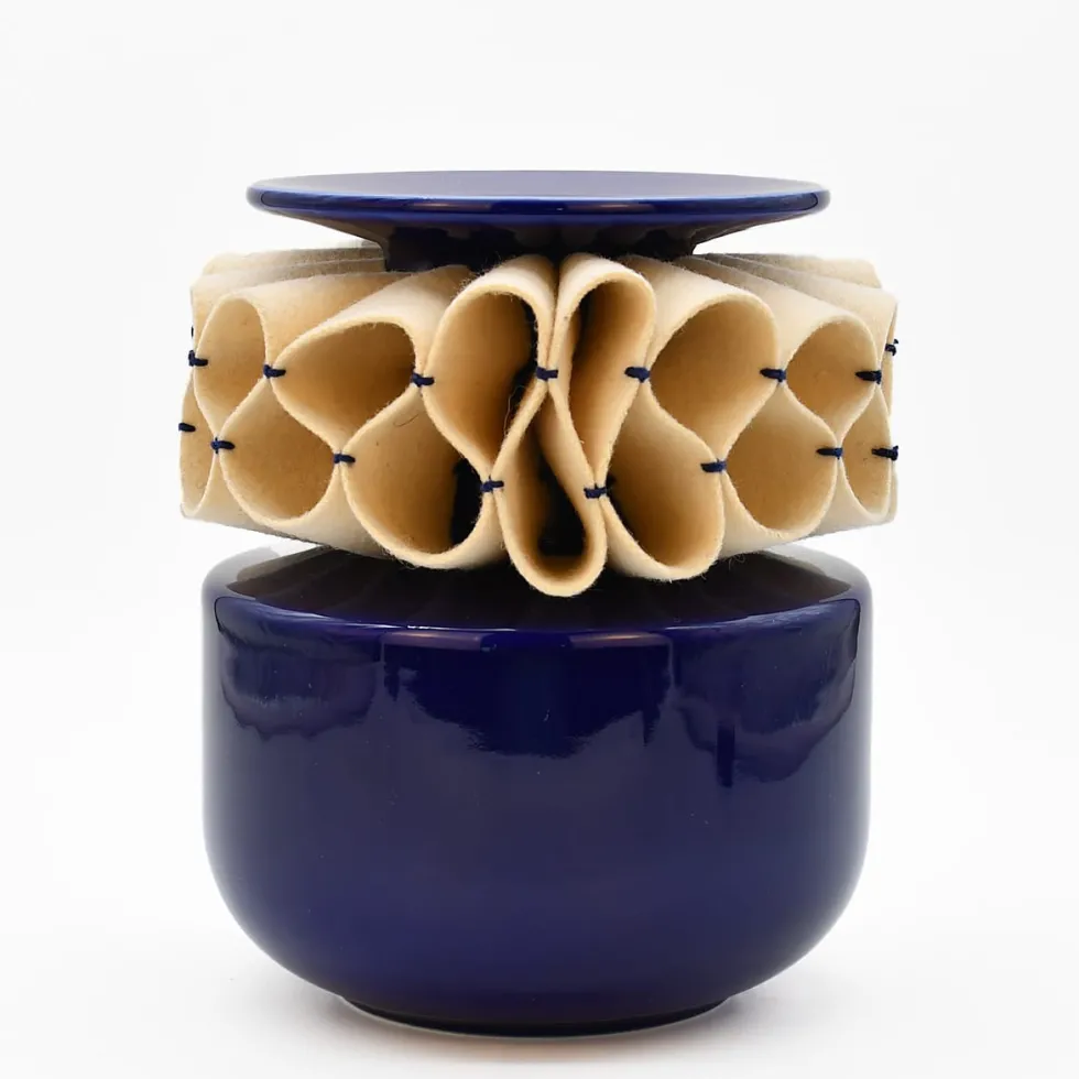 Vase en céramique "A Jarra de Rufos" - Bleu