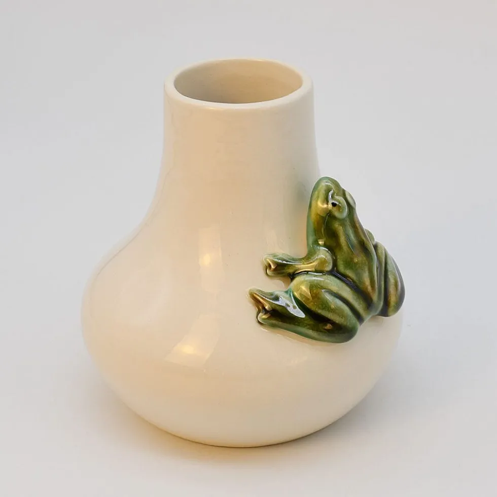 Vase en céramique "Rãs" - Blanc Crème