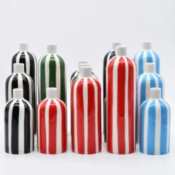 Vase rayé