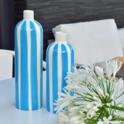 Vase rayé